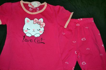 Krátké bavlněné pyžamo wolf,v.110, wolf,110