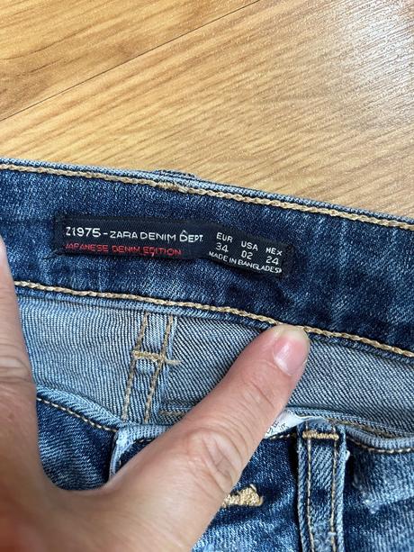 Bezva pružné pohodlné džíny, rifle zara, zara,152