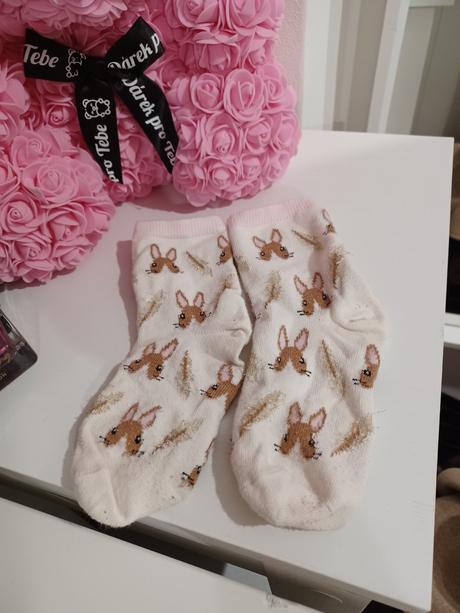 Ponožky se zajíčky h&m 34/36, h&m,36