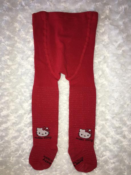 Červené punčocháče s hello kitty h&m, h&m,86