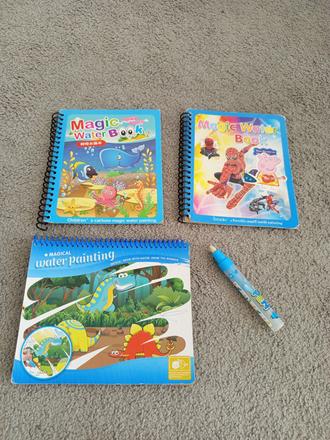 Omalovánky - malování vodou,