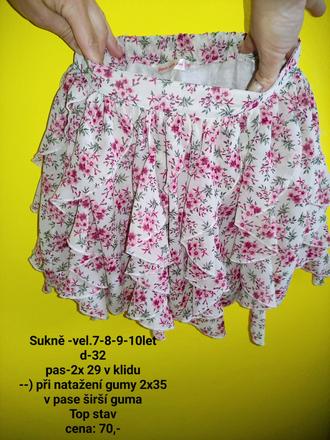Sukně -vel.128-134, 128
