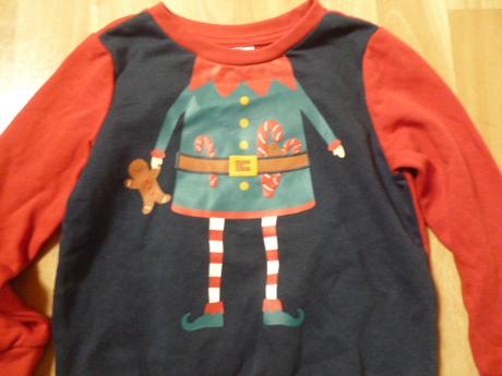 Vánoční mikina vel. 5-6 l-d, 116