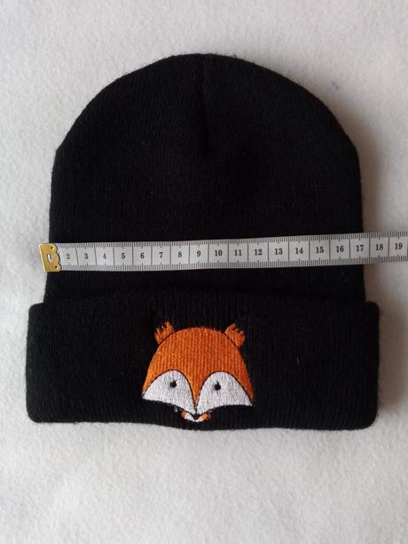 Podzimní čepice s liškou, 12-24m, 86