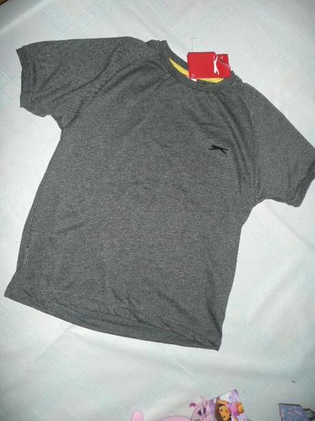 Tričko šedé sportovní 7/8 let, slazenger,128