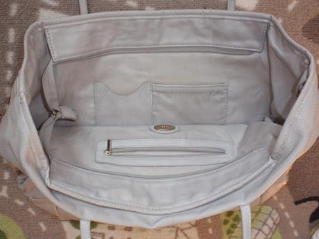 Kabela-kabelka-taška šedá větší - prostorná., orsay