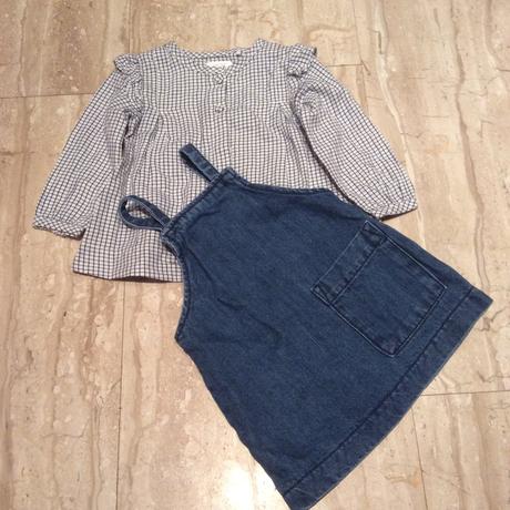 Džínové šatičky/šatovka zn. next, next,74