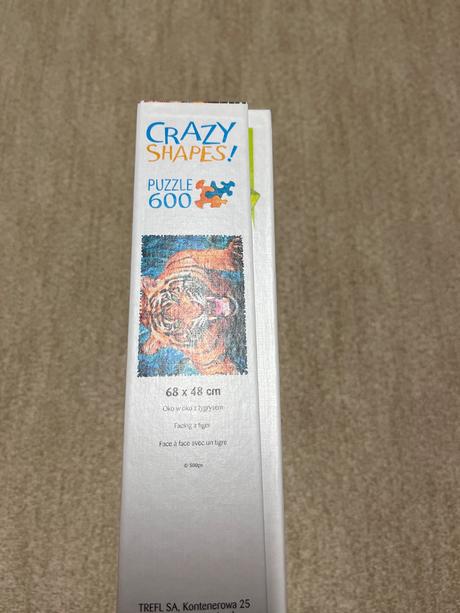Crazy shapes trefl útok tygra-600 dílků,