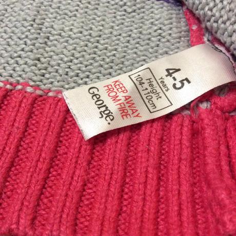 Dlouhý barevný svetr, george,110