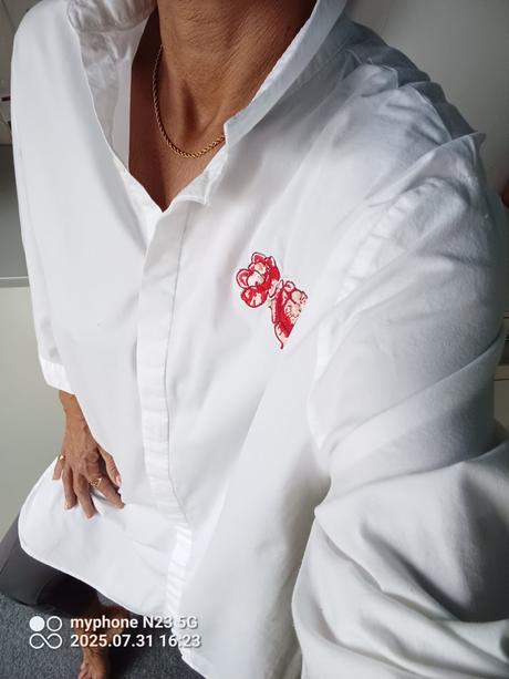 Košile dlouhá - šaty zn."bodyflirt" vel.44/xxl", 44