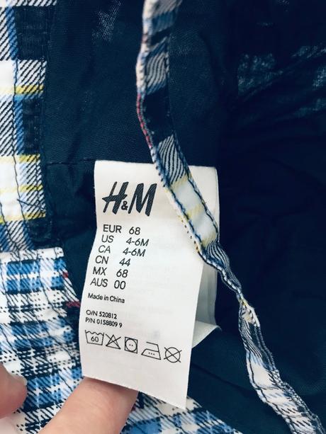 Klobouček - v.3/6 měs., h&m,68