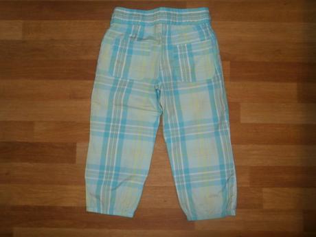 3/4 plátěné kalhoty,zn.yigga ,vel.134/140, yigga,134