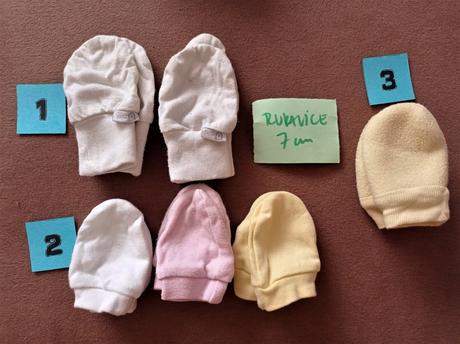 Rukavičky pro vel. 62-68, 62