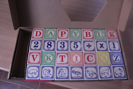 Originál uncle goose classic abc kostky,