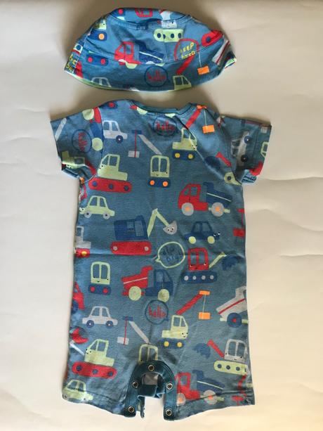 Letní overálek s kloboučkem, bluezoo,86