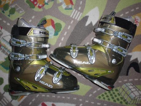 Lyžařské boty-přeskáče dospělé head šedé vel. 43,5, head,43