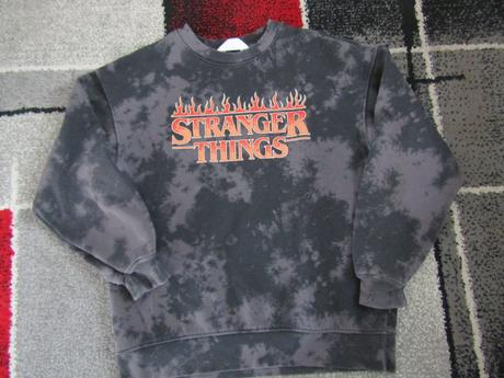 Mikina zn.h & m stranger thinkgs vel.146/152, h&m,146