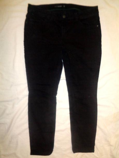 Luxusní měkoučké černé rifle, c&a,44