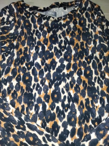 Černé žebrované tričko 122 next, next,122