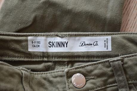 Džíny vel. 8 - 9 let, denim co,134