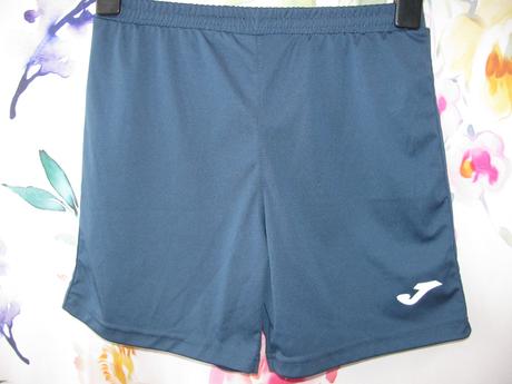 Sportovní modré elastické šortky joma, 140