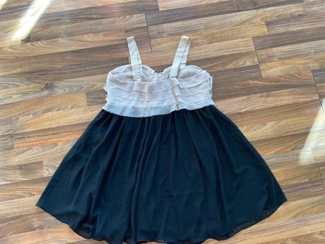Nové volán, mašle šatičky, vel s/m, hm, h&m,s