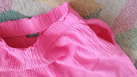 Letní pohodlné široké kalhoty, 158