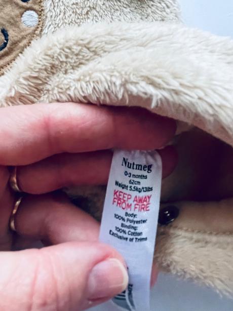 Overal flecový se sobikem - v. 0/3 měs., nutmeg,62