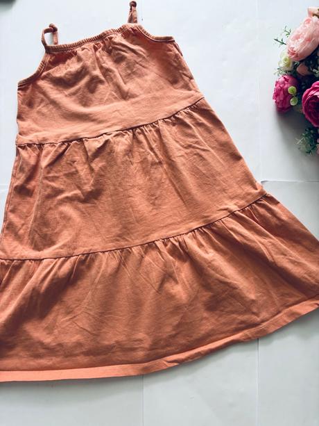 Ob/ šaty losové barvy - v.7/8 let, nutmeg,128