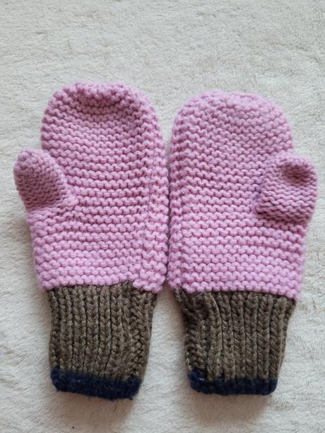 Vlněný set - palčáky a baret, lupilu,128