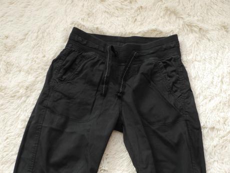 Cerne 3/4 kalhoty bavlněné h&m 34, h&m,xs