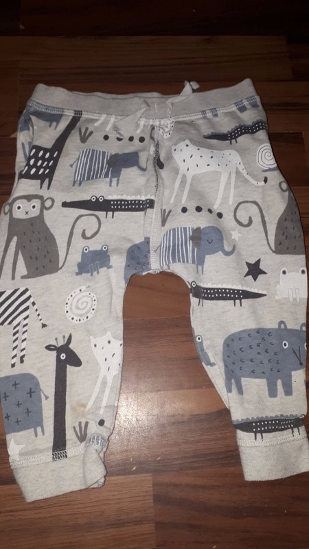 Tepláky s opičky 80 next, next,80