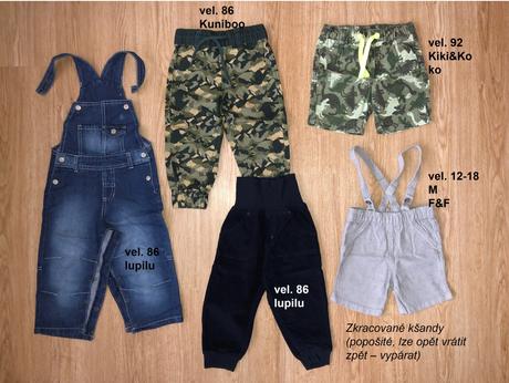 Sada oblečků pro chlapečka, 86–98