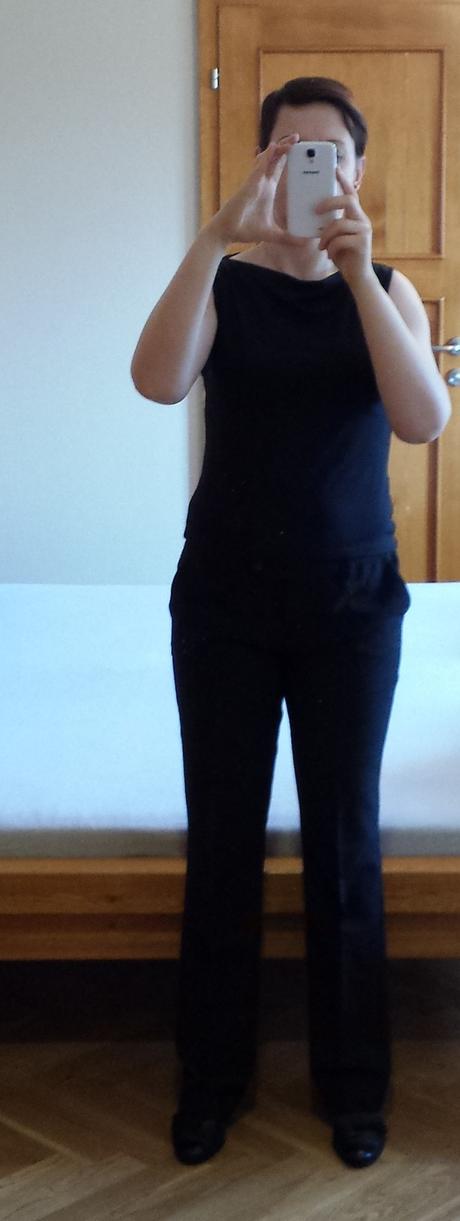 K11	dámské lehké společenské kalhoty, clockhouse,40