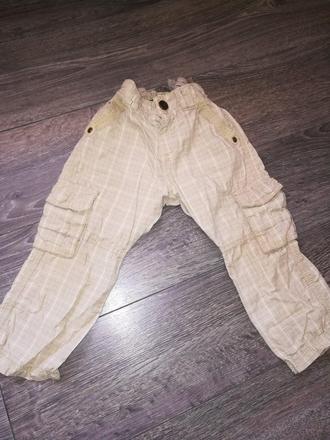 Kostkované slabší kalhoty, zara,86