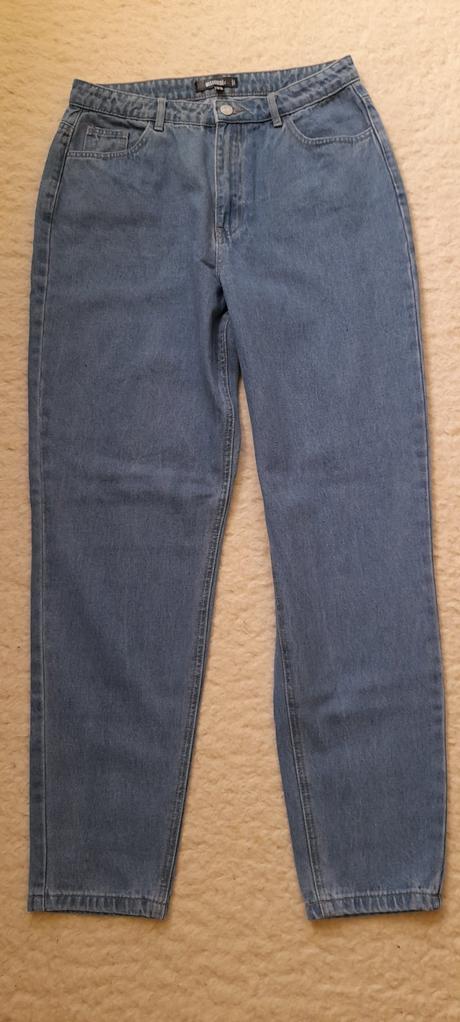 Missguided mom fit modré džíny, 40