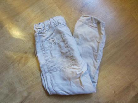 tenké, měkké lněné kalhoty na léto, h&m,110