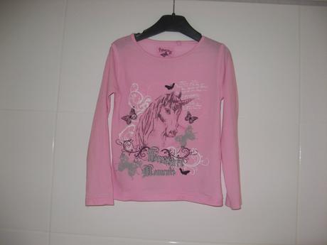 Triko s koněm-vel.104/110, okay,110