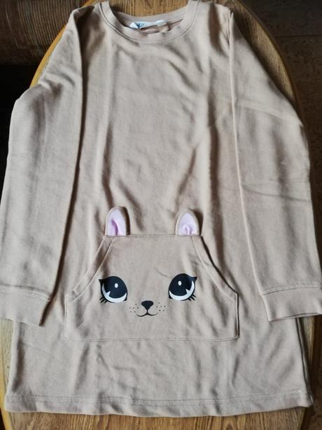 Mikina s králíkem, vel. 140 (9-10 let)., h&m,140