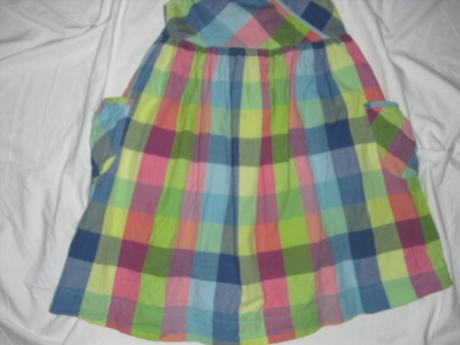 Nádherné kostkované duhově šaty, john lewis,110