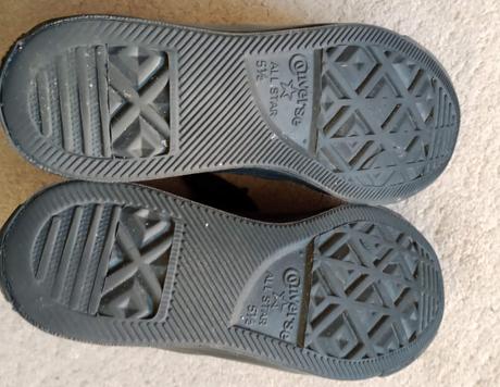 Kožené kotníkové tenisky, converse,38