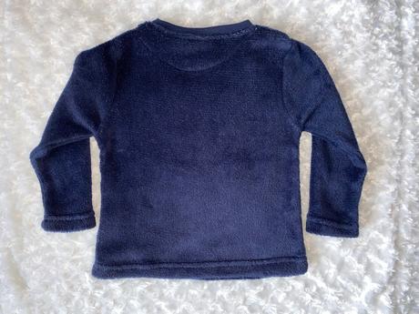 Modrá chlupatková mikina paw patrol, 92