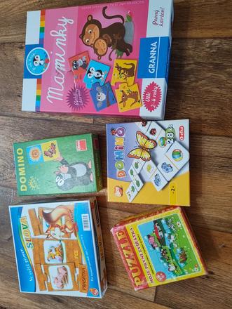 Set puzzle a domina,
