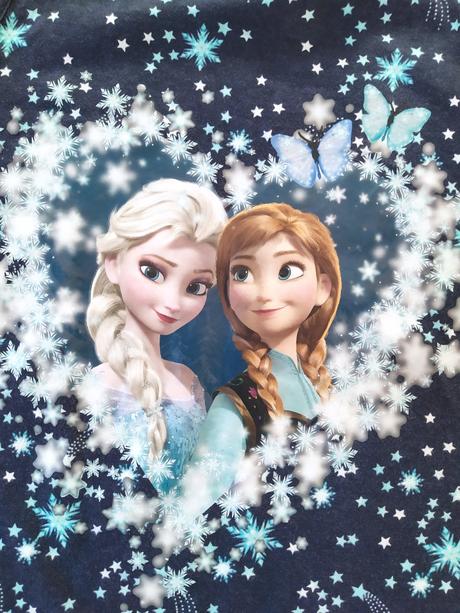 Tmavě modré šaty s elsou, h&m,134