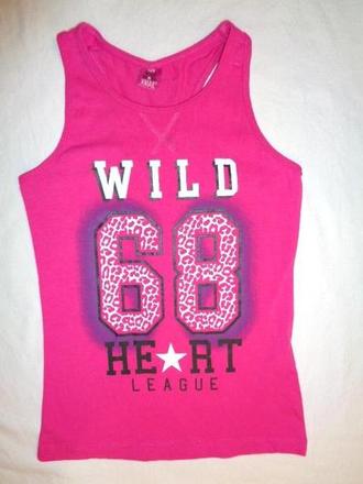 Luxusní sytě růžové tílko s číslem, 128