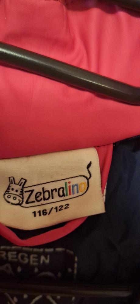 Dívčí nepromokavá bunda zn. zebralino, vel. 116/12, 116