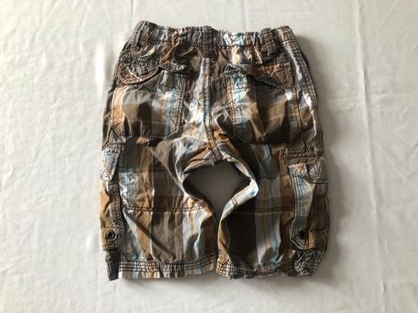 Vel. 110 kostkované šortky s regulací, 110