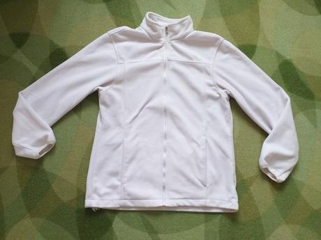Bílá větrovka/lehká bunda s flískou vel. xl/xxl, xl