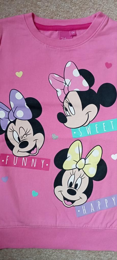 Mikina s minnie zn."disney" vel."134", disney,134