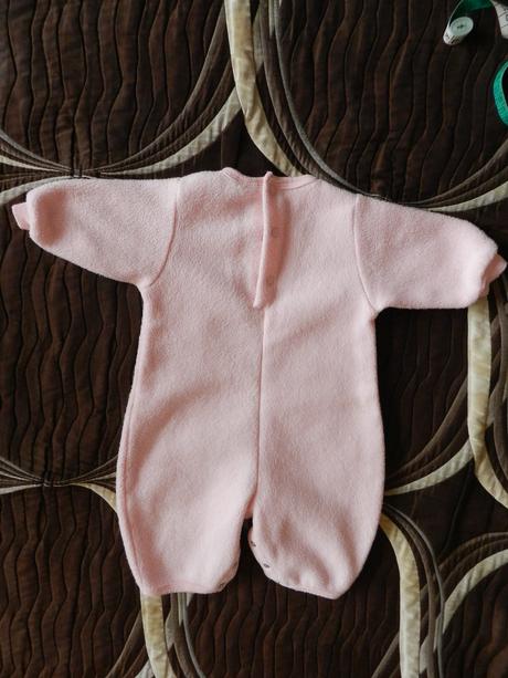 Overal fleesový se zajíčkem, 68